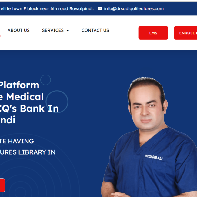 DR Sadiq Website
