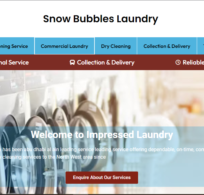 Snow Bubble Laundry